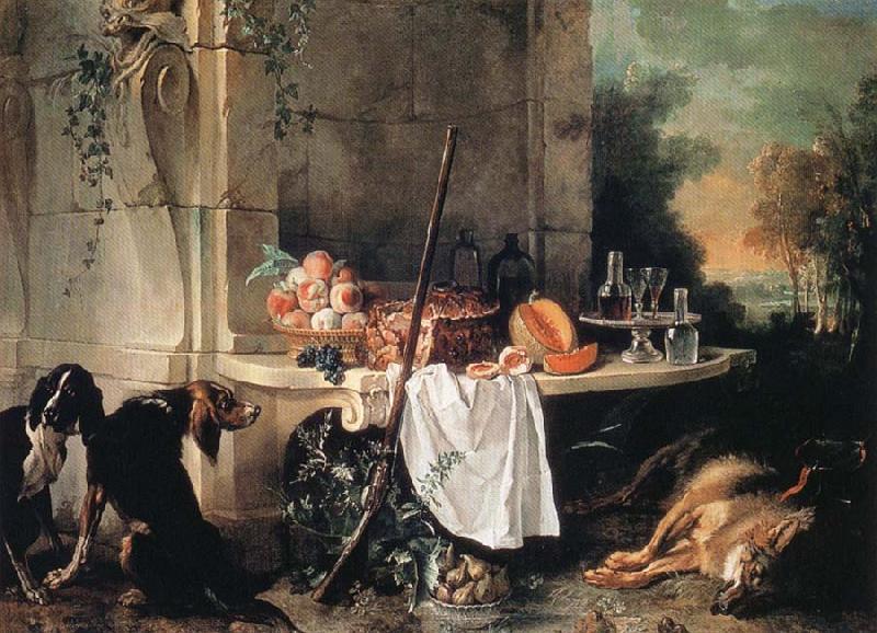 Jean Baptiste Oudry Dead Wolf oil painting image